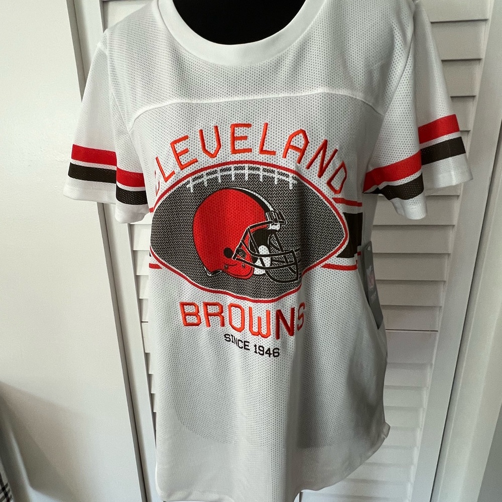 NFL Team Apparel White Mesh Jersey